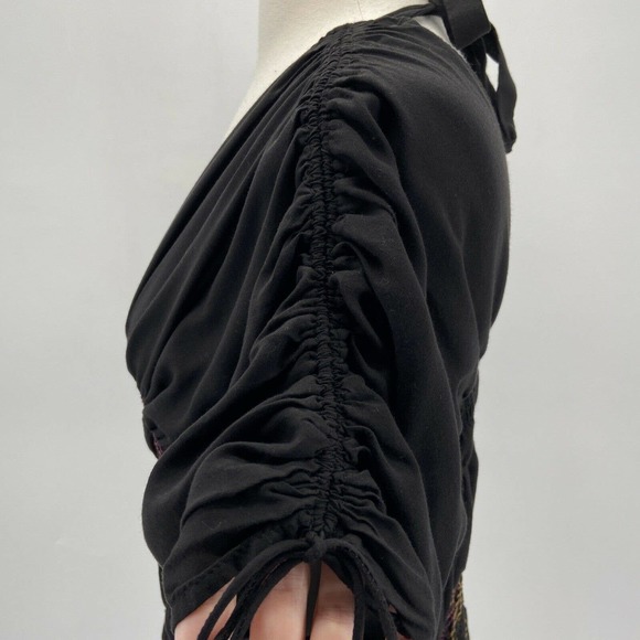 Free People Brown Smocked Love on the Run Dress XS - Picture 4 of 9